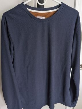 TRULY Men's Navy Crewneck Sweater